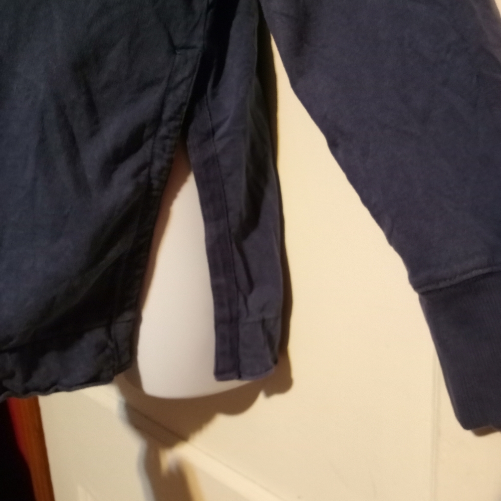 Arie Ladies Navy Blue Hooded Sweatshirt Sz XS - Picture 4 of 8